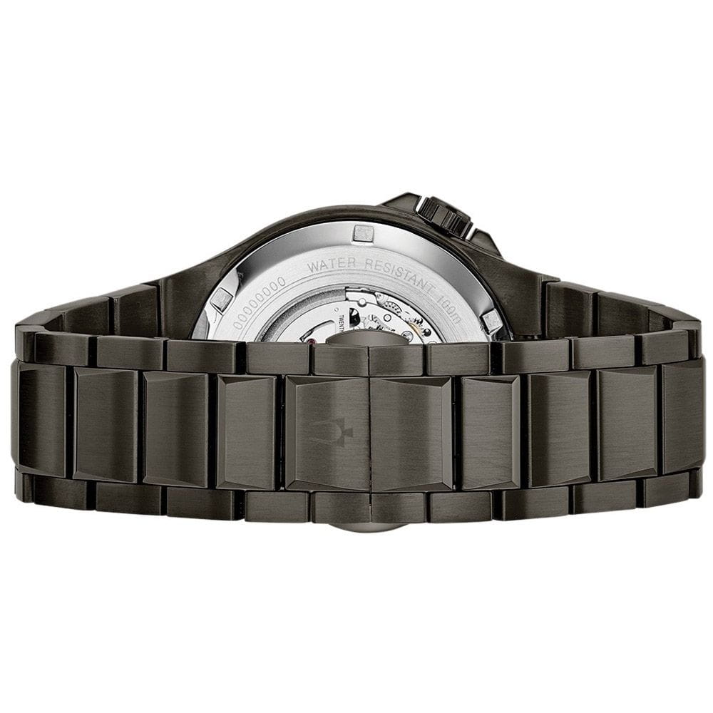 Bulova Bulova Maquina 98A179,  сша мужские часы на браслете нержавеющая сталь с ip-покрытием боковой вид