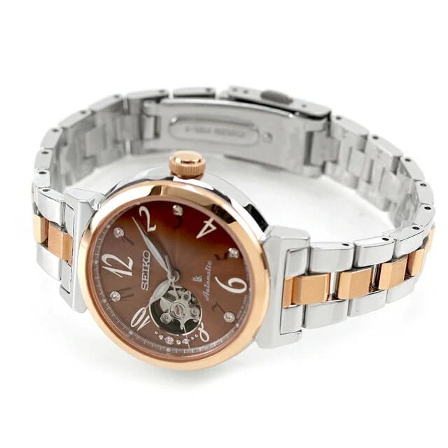 Seiko Seiko Lukia SSVM062 женские часы коричневый циферблат на запястье