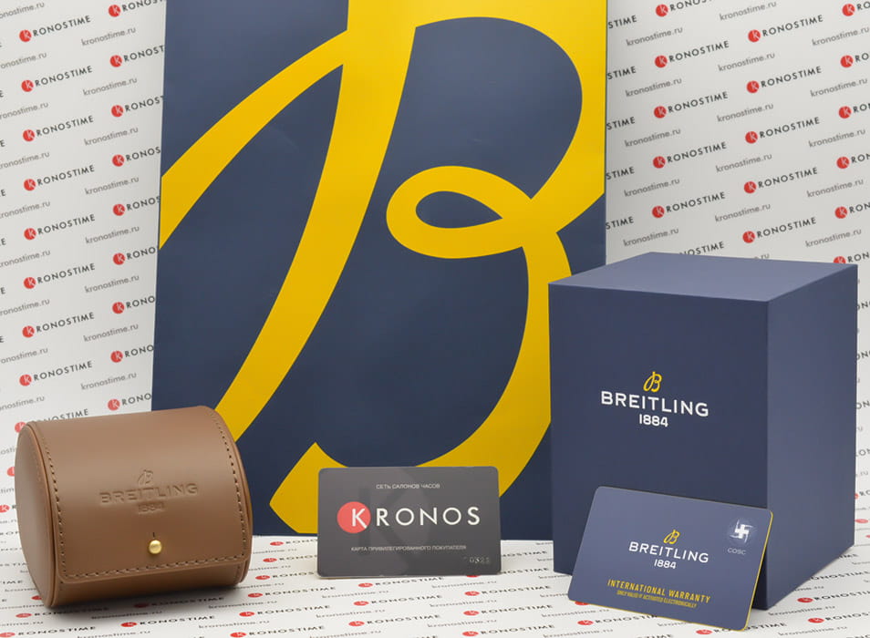 Breitling Breitling Navitimer B01 Chronograph 43 RB0121211C1P1 механические мужские часы часы крупный план синий циферблата