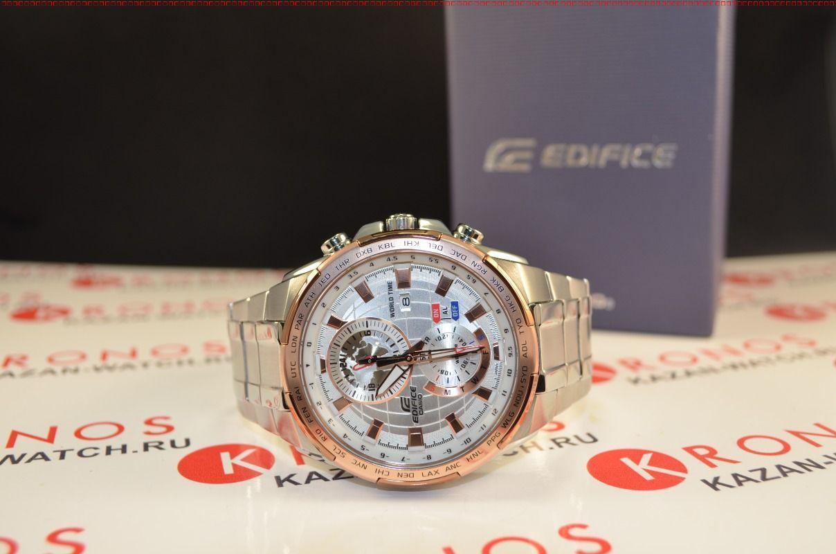 Casio Casio Edifice EFR-550D-7A EFR, наручные мужские часы фото под углом