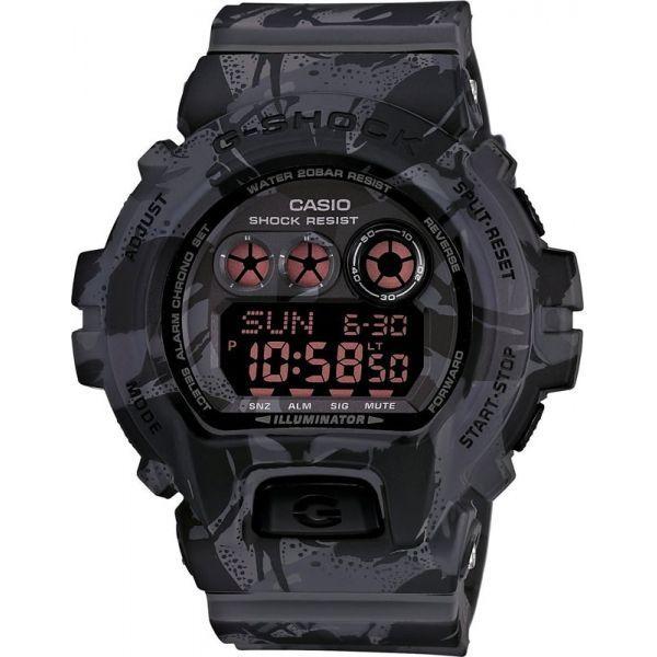 Casio Casio G-Shock GD-X6900MC-1E  GD-X6900MC-1E электронные мужские часы черный циферблат, браслет  — вид спереди