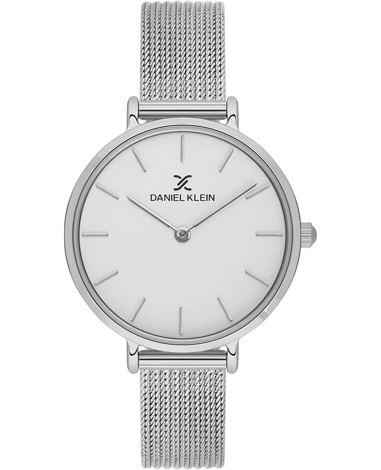 Daniel Klein Daniel Klein Premium DK.1.13720-1  DK.1.13720-1 кварцевые женские часы белый циферблат, браслет нержавеющая сталь — вид спереди