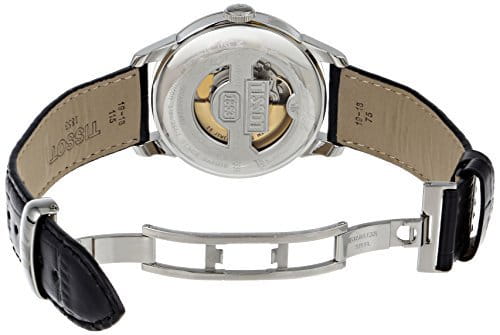 Tissot Tissot Le Locle Automatic T41.1.423.33, t-classic швейцария мужские часы на браслете кожаный боковой вид