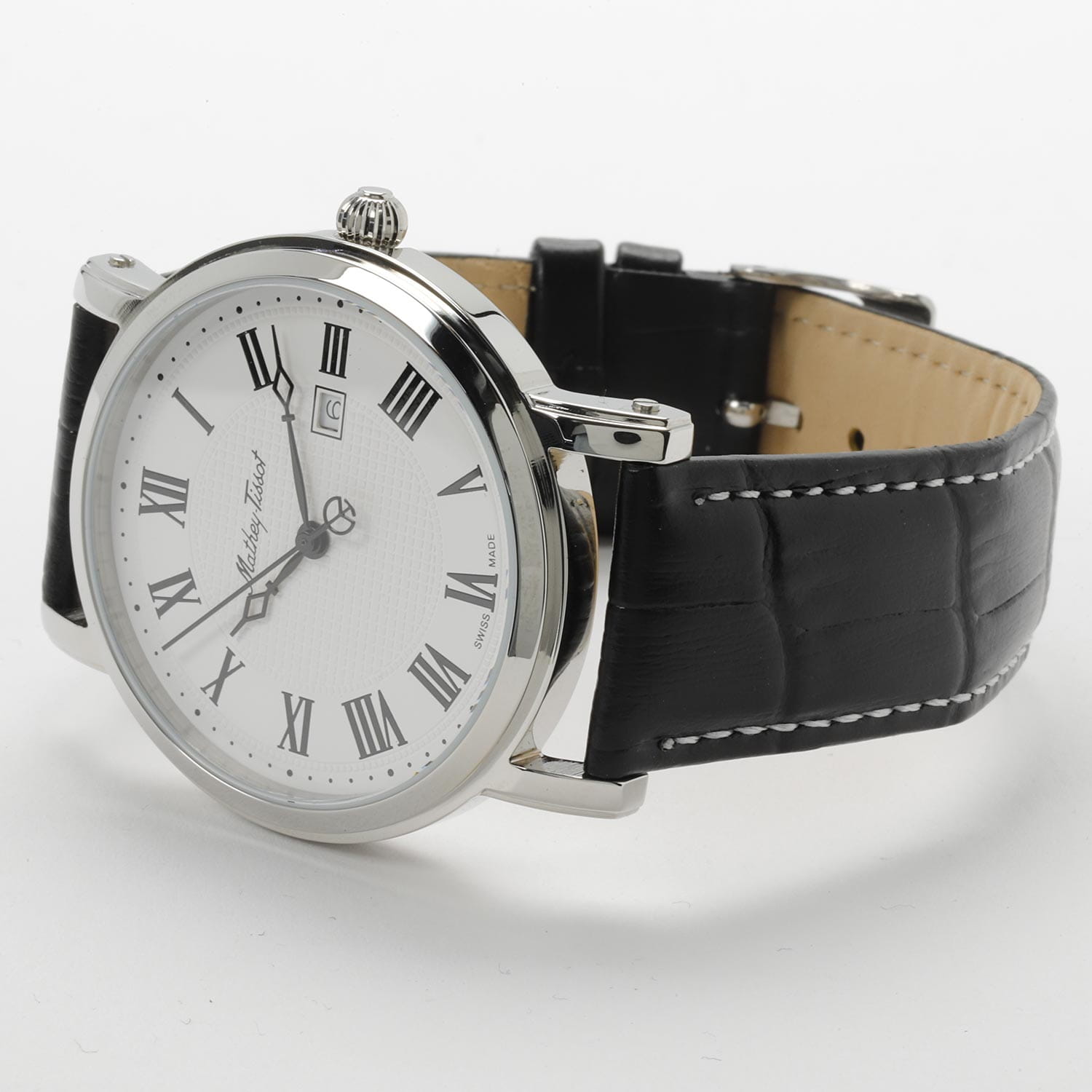 Оригинальные часы Mathey-Tissot Mathey-Tissot City Leather HB611251ABR кварцевые калибр механизма  общий вид