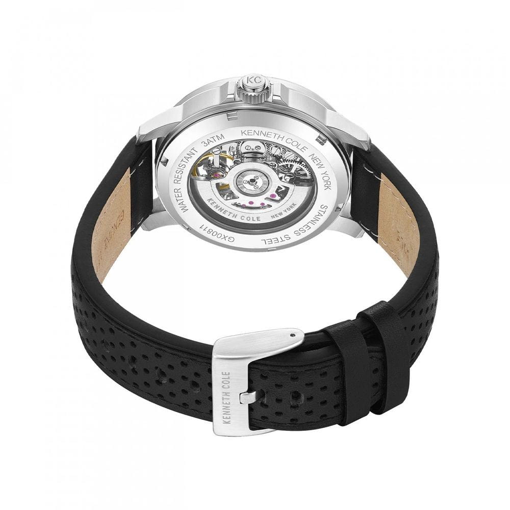 Kenneth Cole Kenneth Cole Automatic KCWGX0081103,  сша мужские часы на браслете кожаный боковой вид