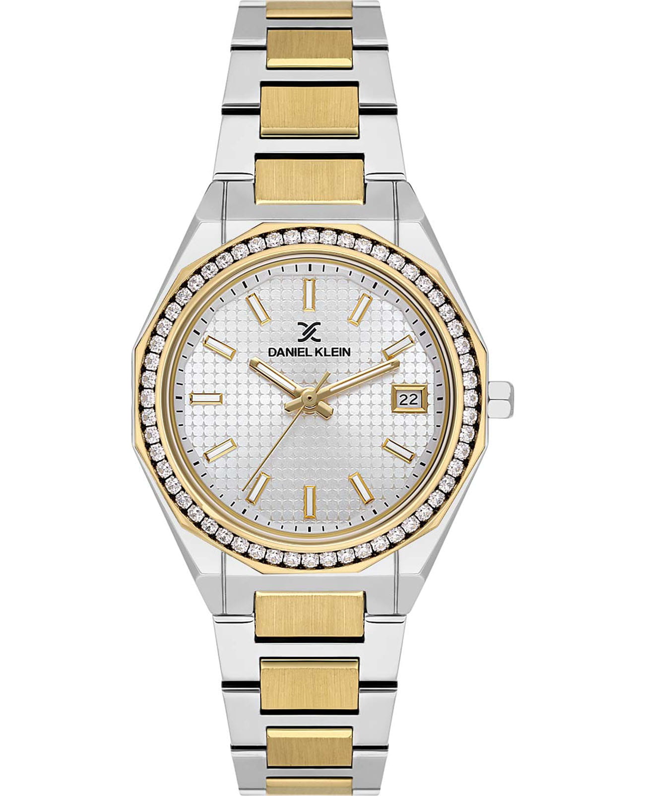 Daniel Klein Daniel Klein Premium DK.1.13716-6  DK.1.13716-6 кварцевые женские часы серебристый циферблат, браслет нержавеющая сталь с ip-покрытием — вид спереди