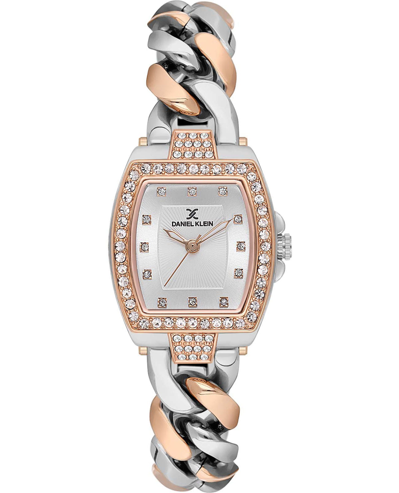 Daniel Klein Daniel Klein Premium DK.1.13717-4  DK.1.13717-4 кварцевые женские часы серебристый циферблат, браслет нержавеющая сталь с ip-покрытием — вид спереди