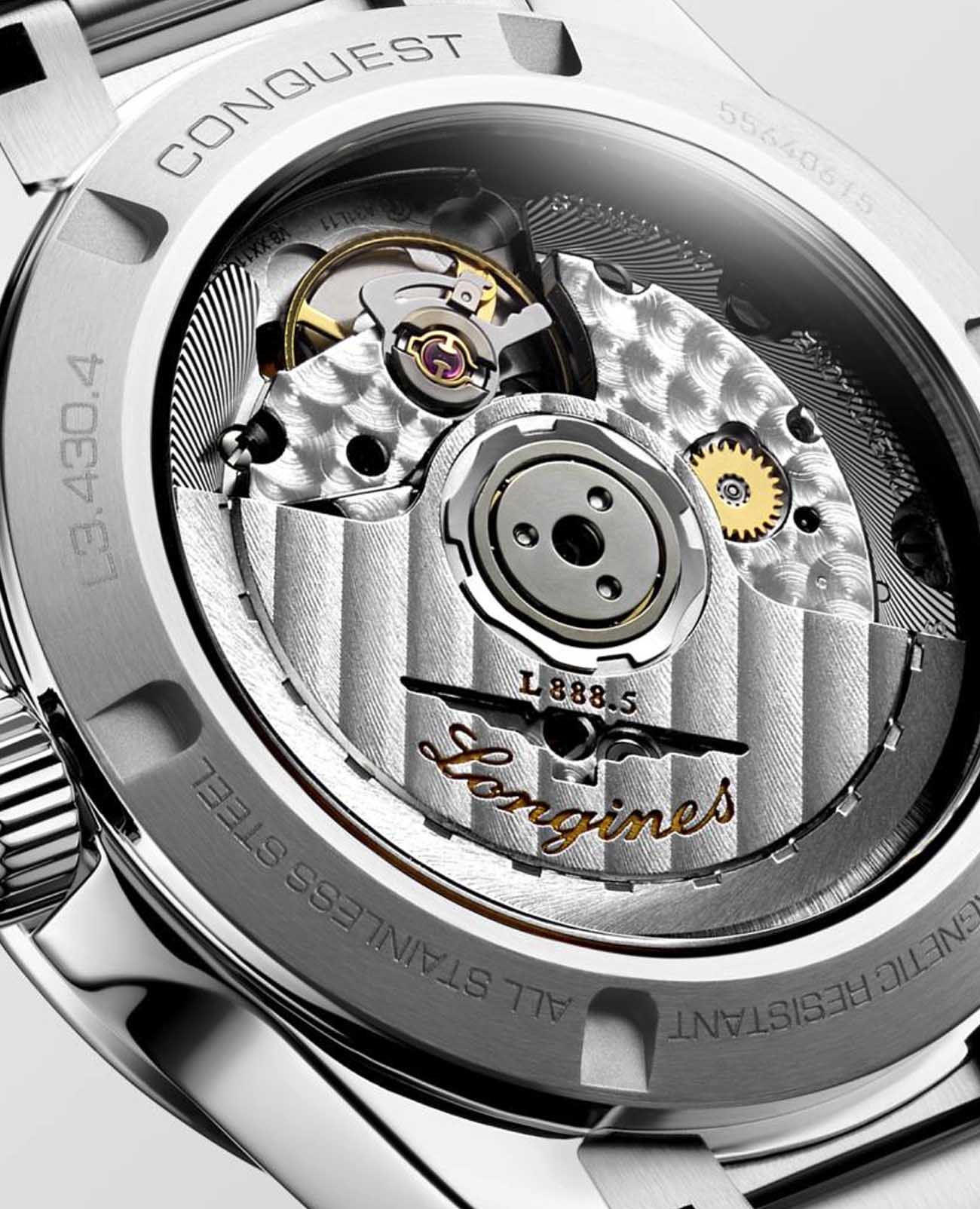 Longines Longines Conquest L3.430.4.62.6  - задняя крышка металл сталь корпуса, швейцария часы