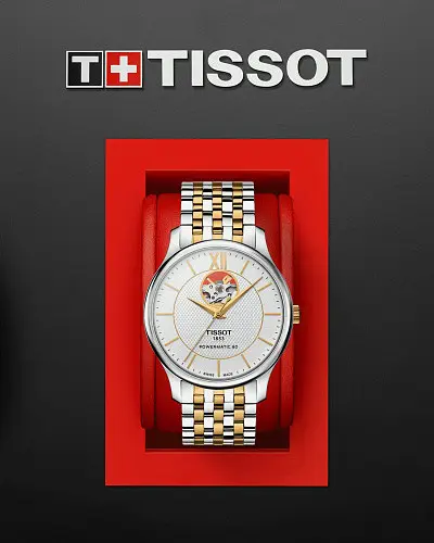 Tissot Tradition Powermatic 80 Open Heart T063.907.22.038.00