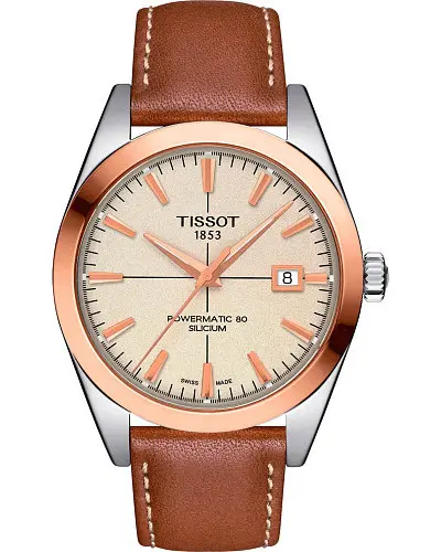 Tissot Gentleman Powermatic 80 Silicium 18K Gold T927.407.46.261.00