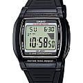 Casio Casio Collection W-201-1AVEG  W-201-1AVEG кварцевые мужские часы  зеленый циферблат, браслет пластик — вид спереди