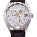 Orient Orient RA-AK0508S1  RA-AK0508S механические мужские часы  белый циферблат, браслет кожаный — вид спереди