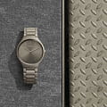 Rado Rado True Thinline Le Corbusier R27098682  кварцевые мужские часы часы крупный план коричневый циферблата
