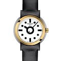 Tissot Tissot Heritage Memphis Lady T134.210.27.011.00  T1342102701100 кварцевые женские часы  белый циферблат, браслет кожаный — вид спереди