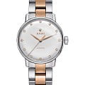 Rado Rado Coupole Classic Automatic Diamonds R22862742 Classic R22862742 механические женские часы серебристый циферблат, браслет сталь + ceramos™ — вид спереди