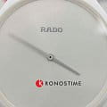 Rado Rado True Thinline R27957012  кварцевые женские часы часы крупный план черный циферблата
