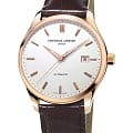 Frederique Constant Frederique Constant Classics Index Automatic FC-303V5B4  FC-303V5B4 механические мужские часы  белый циферблат, браслет кожаный — вид спереди