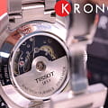 Tissot Tissot V8 Swissmatic T106.407.11.051.00 механические мужские часы часы, крупный план черный циферблат