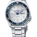 Seiko Seiko 5 Sports SRPG47K1S  SRPG47K1S механические мужские часы  белый циферблат, браслет нержавеющая сталь — вид спереди