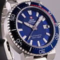 Swiss Military by Chrono Swiss Military by Chrono Automatic Dive SMA34086.02  швейцарские мужские часы на браслете нержавеющая сталь боковой вид