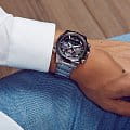 Casio Casio Edifice ECB-800DB-1A мужские часы черный циферблат на запястье