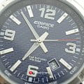 Casio Casio Edifice EF-125D-2A кварцевые мужские часы часы, крупный план синий циферблат