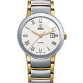 Rado Rado Centrix R30530013 Automatic R30530013 механические женские часы белый циферблат, браслет нержавеющая сталь с pvd-покрытием — вид спереди