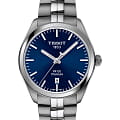 Tissot Tissot PR 100 Titanium Quartz T101.410.44.041.00 PR 100 T1014104404100 кварцевые мужские часы  синий циферблат, браслет титановый — вид спереди
