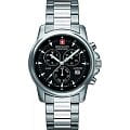 Swiss Military Hanowa Swiss Military Hanowa 06-5232.04.007  06-5232.04.007 кварцевые мужские часы  черный циферблат, браслет  — вид спереди