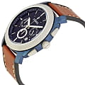 Fossil Fossil Machine Chronograph FS5232,  сша мужские часы на браслете кожаный боковой вид
