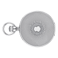 Tissot Tissot Savonnette Mechanical T867.405.19.013.00  наручные мужские часы фото под углом.