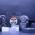 Casio Casio G-Shock GA-2000SU-2A электронные мужские часы часы, крупный план синий циферблат