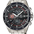 Casio Casio Edifice EFR-556DB-1A EFR-556 EFR-556DB-1A кварцевые мужские часы   циферблат, браслет нержавеющая сталь — вид спереди
