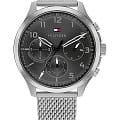 Tommy Hilfiger Tommy Hilfiger Multifunction 1791851  1791851 кварцевые мужские часы  серый циферблат, браслет нержавеющая сталь — вид спереди