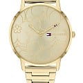Tommy Hilfiger Tommy Hilfiger Classic 1782366  1782366 кварцевые женские часы  золотой циферблат, браслет нержавеющая сталь — вид спереди
