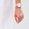 Fossil Fossil Carlie  ES3988 женские часы белый циферблат на запястье