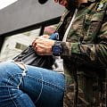 Casio Casio G-Shock Virtual Blue GA-900VB-1AER  наручные мужские часы фото под углом.