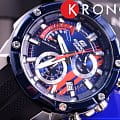 Casio Casio Edifice EFR-559TRP-2A автокварц (кинетик) мужские часы часы, крупный план синий циферблат