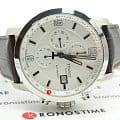 Tissot Tissot PRC 200 Automatic Chronograph T055.427.16.017.00 механические мужские часы часы, крупный план белый циферблат