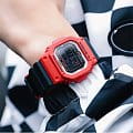 Casio Casio G-Shock GW-M5610RB-4  — задняя крышка пластик корпуса японские часы