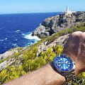 Seiko Seiko Prospex SRPD21K1S мужские часы синий циферблат на запястье