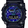 Casio Casio G-Shock Virtual Blue GA-900VB-1AER  GA-900VB-1AER электронные мужские часы  синий циферблат, браслет пластик — вид спереди
