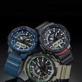 Casio Casio Pro Trek PRT-B70-5 PRT — задняя крышка пластик корпуса японские часы