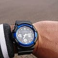 Casio Casio G-Shock GAW-100B-1A2  наручные мужские часы фото под углом.
