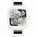 Rado Rado True Square Automatic Open Heart R27073752 Automatic R27073752 механические мужские часы  циферблат, браслет титан + высокотехнологичная плазменная керамика — вид спереди