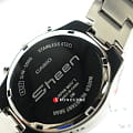Casio Casio Sheen SHN-5000BP-7A кварцевые женские часы часы, крупный план белый циферблат
