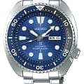 Seiko Seiko Prospex SRPD21K1S  SRPD21K1S механические мужские часы  синий циферблат, браслет нержавеющая сталь — вид спереди