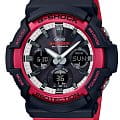 Casio Casio G-Shock GAW-100RB-1A  GAW-100RB-1AER электронные мужские часы  черный циферблат, браслет пластик — вид спереди