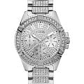 Guess Guess Sport Steel W1156L1  W1156L1 кварцевые женские часы  серебристый циферблат, браслет нержавеющая сталь — вид спереди