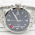 Tissot Tissot PRC 200 Automatic Chronograph T055.427.11.057.00 механические мужские часы часы, крупный план черный циферблат